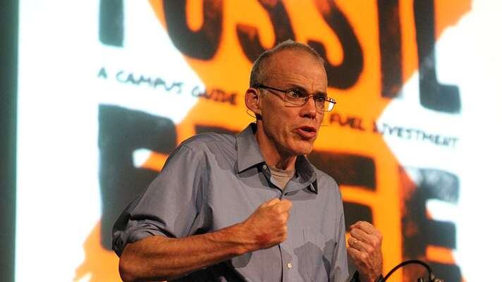 Americký ekolog Bill McKibben, zakladatel mezinárodního hnutí 350.org. Foto Steve Liptay