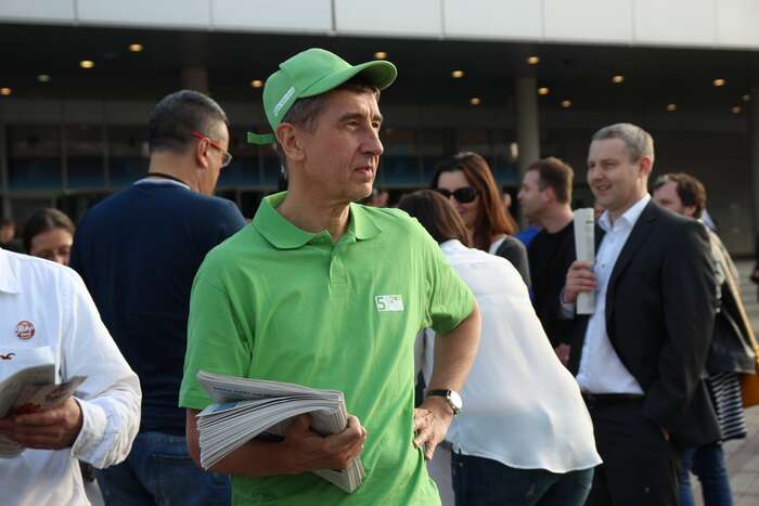 Problém propojení politiky a velkých ekonomických zájmů zesílilo, když Andrej Babiš rozšířil své impérium i do mediální oblasti. Foto web ANO