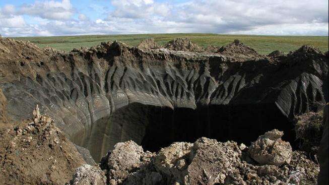 Sibiřská díra do pekla: this changes everything. Foto Siberian Times