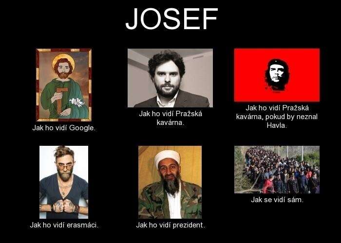 Jak vidíme Josefa? Ilustrace frabz.com