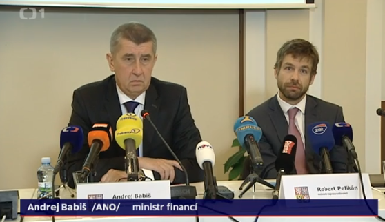 S návrhem zákona na ochranu whistleblowerů přišel v dubnu i Andrej Babiš. Repro DR