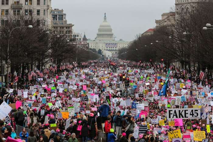 Pokud pochod žen na Washington předznamenal věci příští, jednalo se o dobrý začátek. Foto WMoW