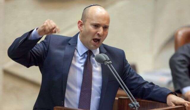 Naftali Bennett spolu s některými dalšími politiky volá po úplné anexi palestinských území. Foto progressiveisrael.org