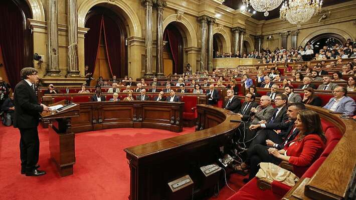 Katalánský parlament má 135 křesel. Separatisté jich drží aktuálně 68. Foto Generalitat de Catalunya