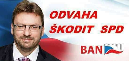 Za největší symbol autoritářského zla platí v očích vyhozených členů obchodník s chudobou Lubomír Volný. Foto FB Bývalí členové SPD