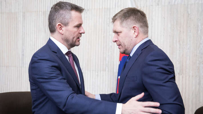 Konec bratrství. Pellegrini vstoupil s Ficem do otevřeného konfliktu a v něm bude mít zřejmě navrch. Repro DR