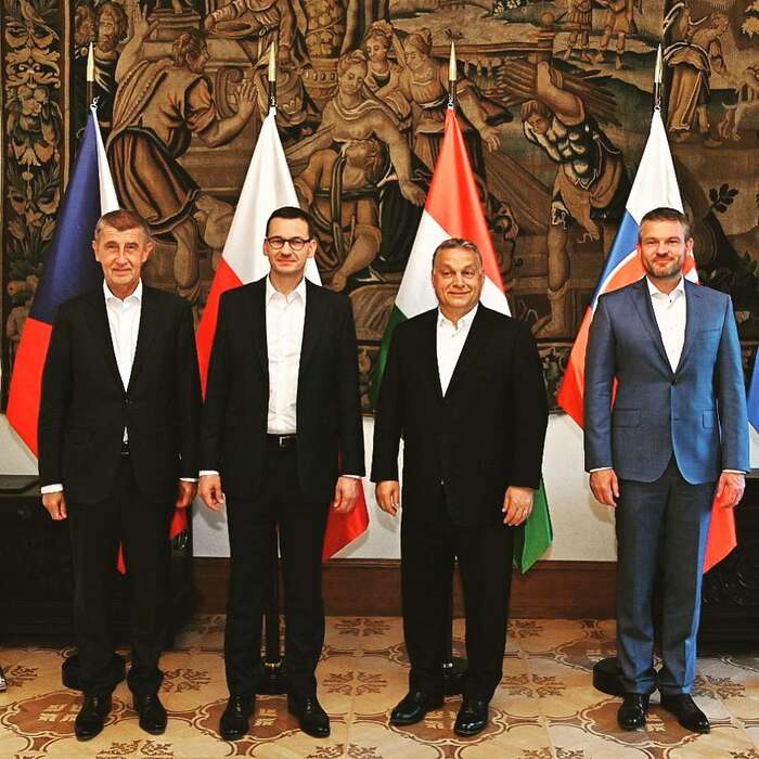 Představitelé států V4 rádi prezentují omezené představy o světě jako obhajobu zájmů obyvatel svých zemí. Foto FB A. Babiše
