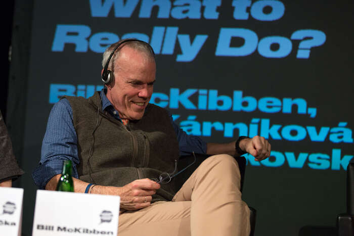 Bill McKibben byl vloni hostem inspiračního fóra v rámci jihlavského festivalu dokumentárních filmů. Foto Radek Lavička