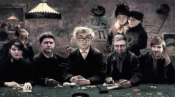 Na psychologické zdraví člověka působí sociopolitické faktory jako jsou finanční obtíže, nezaměstnanost, diskriminace, válka, nedostatek demokraticie či ekonomická nerovnost. Koláž BEUywube
