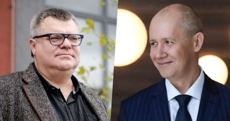 Vyloučení kandidáti Viktor Babariko (vlevo) a Valerij Cepkalo. K tradiční běloruské opozici nepatří ani Tichanovská, ani jeden z nich. Foto RFE/EPDE