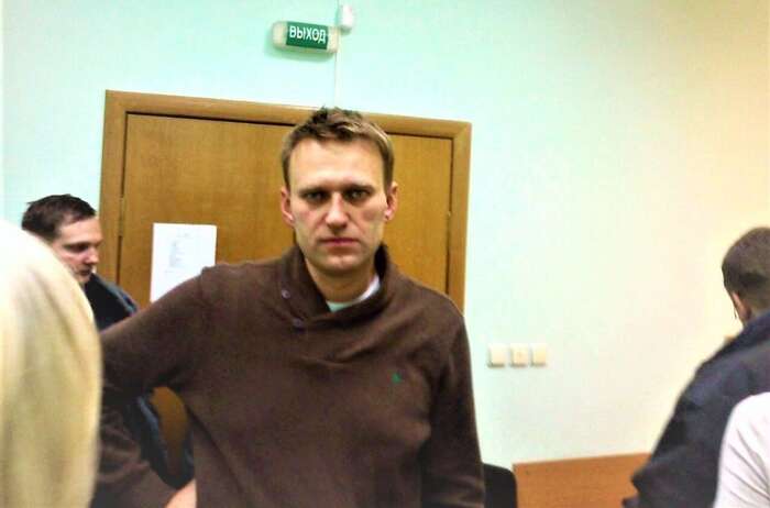 Alexej Navalnyj se angažuje v ruské politice už dvacet let. Zde při jednom ze svých soudních procesů. Foto Nikita Batalov, WmC