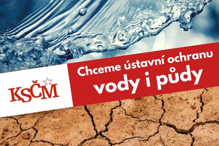 Všichni chtějí zdravější krajinu, klima se ale příliš nezmiňuje. Foto FB KSČM