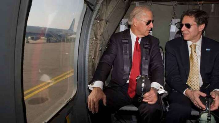 Prezident Joe Biden (vlevo) s Antonym Blinkenem, svým ministrem zahraničí. Foto David Lienemann, WH