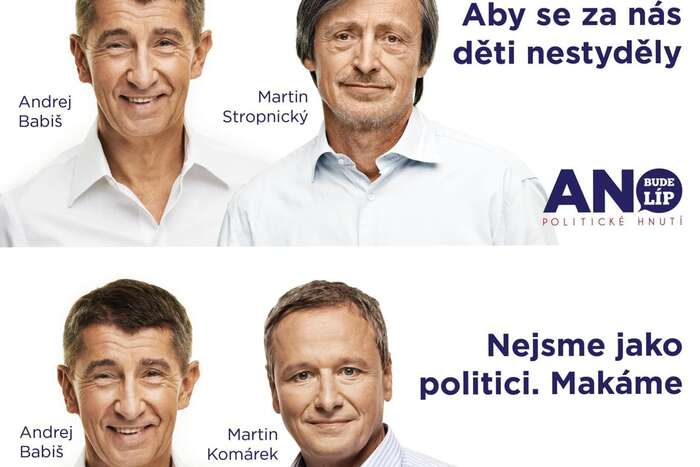 Pro Andreje Babiše jsou lidé spotřební zboží, jen jeho druh se mění: ozdoby postupně nahrazují hadry. Repro DR