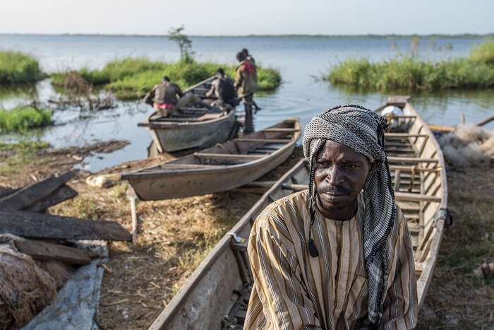 Situace jezera Čad, na něž samozřejmě dopadají změny klimatu, je do značné míry provázána s osudy stejnojmenné země. Foto UNHCR